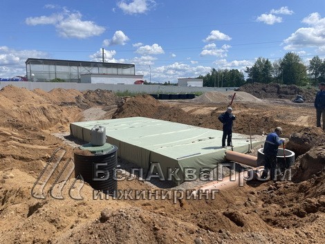 Поставка дренажной системы и очистных в Свислочь Пуховичский район4