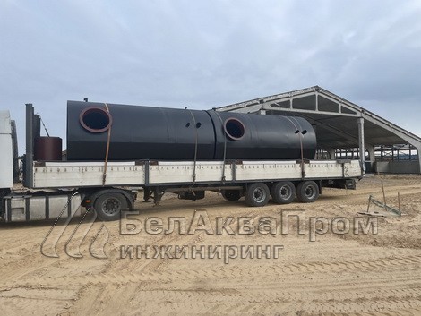 Поставка резервуаров для Слуцкого сыродельного комбината в Залесье2