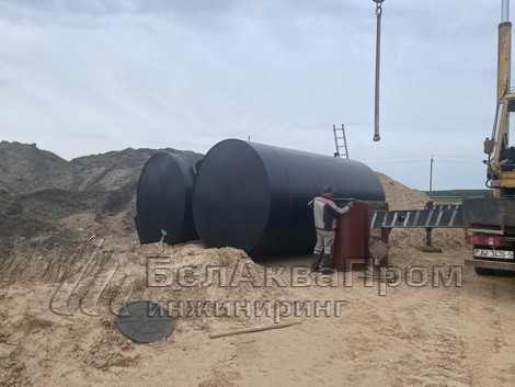 Поставка резервуаров для Слуцкого сыродельного комбината в Залесье3