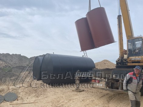 Поставка резервуаров для Слуцкого сыродельного комбината в Залесье4