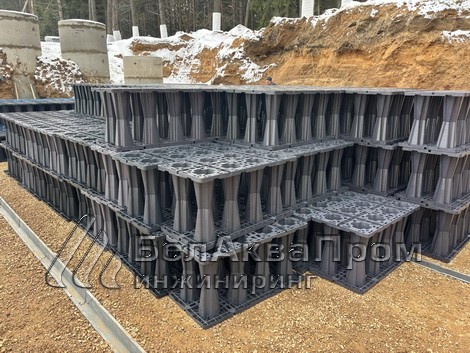 Дренажная система для А100 в Копище3