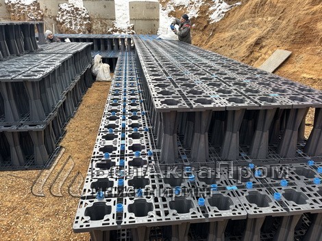 Дренажная система для А100 в Копище1