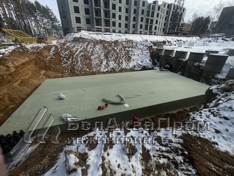 Дренажная система для А100 в Копище5